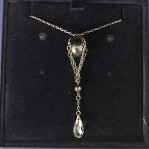 SWAROVSKI Emerald Pearl drop necklace